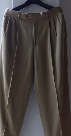 股下765【ADAPTART】VINTAGE WOOL GABARDINE SLACKS