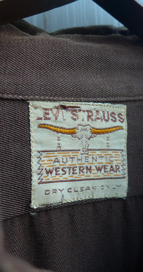 1940s Vintage LEVI'S Long Horn Western Shirt ヴィンテージ 1940s Vintage LEVI'S Long Horn Western Shirt ヴィンテージ