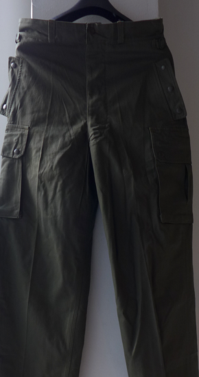 1960s Vintage French Army M-47 (TAP-47) Paratrooper Trousers Dead