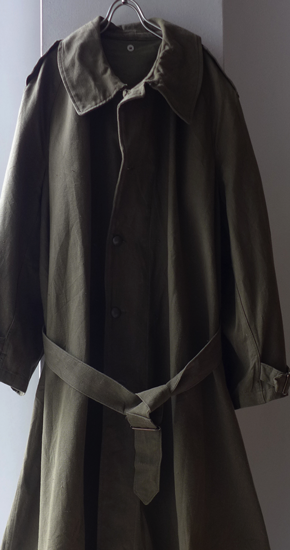 1940～50s Vintage French Army Motorcycle Coat ヴィンテージフランス ...