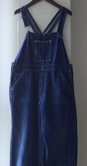 1930〜40s Vintage One Pocket Denim Overall ヴィンテージデニム 