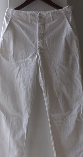 1940s Vintage U.S.ARMY Cotton Drill Baker Pant White ヴィンテージ