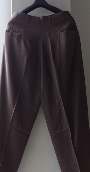 1950s Vintage Rayon Slacks Brown ヴィンテージレーヨン 1950s Vintage Rayon Slacks Brown ヴィンテージレーヨン