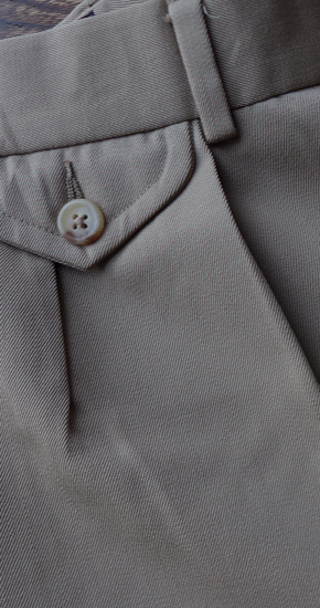 1980s Vintage Ralph Lauren Wool Gaberdine Trousers 1980s Vintage Ralph Lauren Wool Gaberdine Trousers
