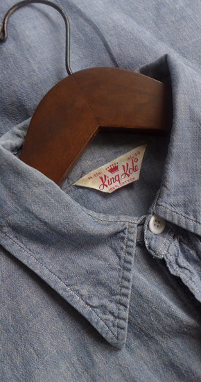 1960s Vintage King Kole Cotton Chambray Shirt ヴィンテージ 1960s Vintage King Kole Cotton Chambray Shirt ヴィンテージ