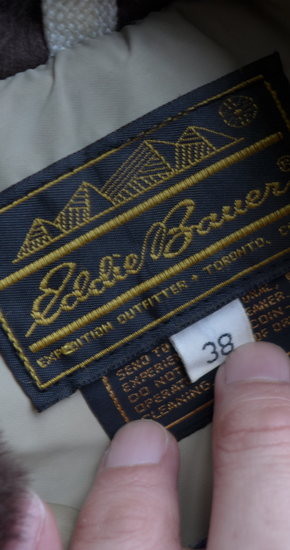 1970s Vintage Eddie Bauer YUKON Down Jacket ヴィテージ黒タグ 1970s Vintage Eddie Bauer YUKON Down Jacket ヴィテージ黒タグ