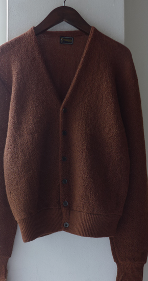 1970s Vintage Mohair Wool Cardigan Brown ヴィンテージモヘア 1970s Vintage Mohair Wool Cardigan Brown ヴィンテージモヘア