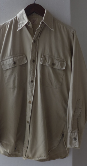 1950s Vintage Cotton Twill Shirt ヴィンテージコットンツイル 1950s Vintage Cotton Twill Shirt ヴィンテージコットンツイル
