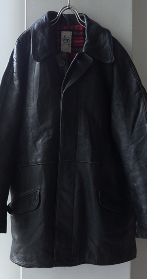 1970s Vintage French Sheep Skin Leather Coat ヴィンテージ 1970s Vintage French Sheep Skin Leather Coat ヴィンテージ