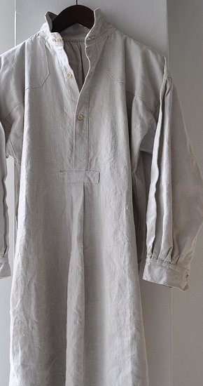 1900s Vintage French Linen Shirt ヴィンテージフレンチリネンシャツ