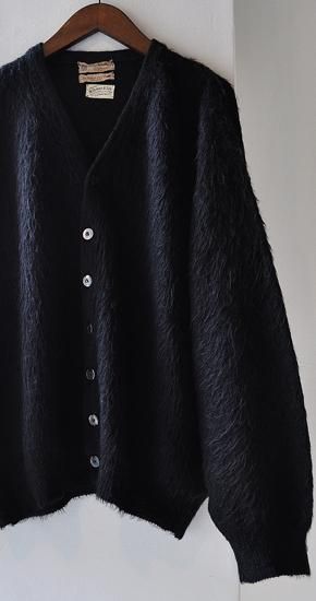 1950s Vintage Towne And King Mohair Cardigan Black ヴィンテージ黒