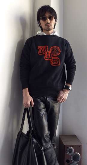 1950~60s Vintage Collage Sweat Black ヴィンテージカレッジ 1950~60s Vintage Collage Sweat Black ヴィンテージカレッジ