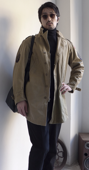 1940s Vintage U.S.ARMY M-41 Long Field Jacket ヴィンテージ 1940s Vintage U.S.ARMY M-41 Long Field Jacket ヴィンテージ