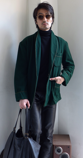 1960s Vintage French Smoking Jacket ヴィンテージフランス ...