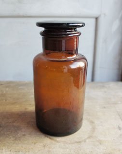 アンティーク　薬瓶　ガラスボトル(無地）
