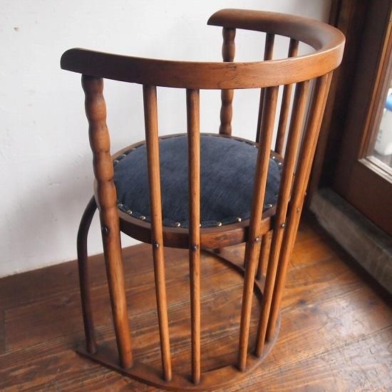 背付き椅子（かご椅子） - 古家具・古道具 アンティーク家具