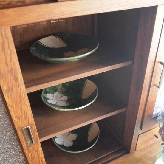 食器棚　棚　収納　器　食器　本　古家具　古道具　アンティーク　昭和レトロ 食器棚 / 水屋 - 古家具・古道具 アンティーク家具 kubu（クブ）