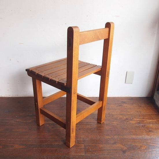 【メーカー直売】 - 木の椅子（学校椅子） 古家具・古道具 kubu アンティーク家具 家具