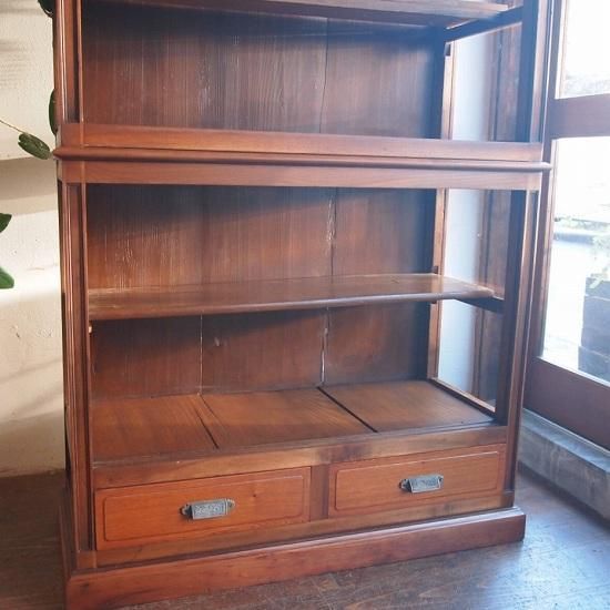 食器棚/ガラスキャビネット - 古家具・古道具 アンティーク家具 kubu