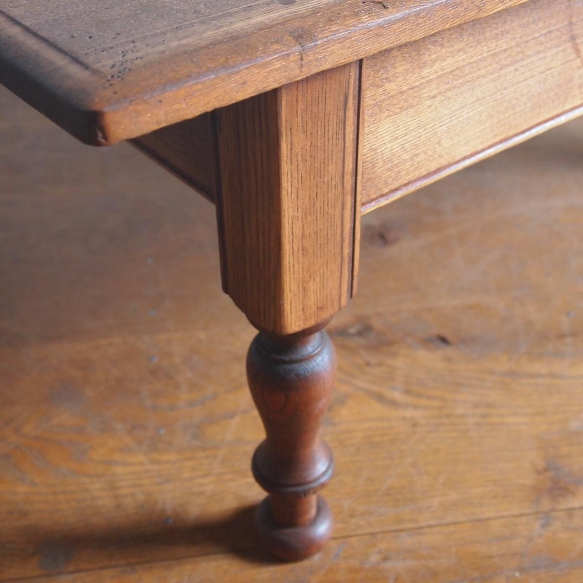 アンティーク♪ろくろ脚♪引き出し付き文机♪古家具 ♪古道具