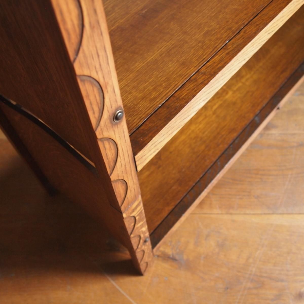 値下げ❗️ヤマハ 日本楽器 アンティーク 本棚　昭和レトロ② 組み立て済み 値下げ❗️ヤマハ 日本楽器 アンティーク 本棚 昭和レトロ②