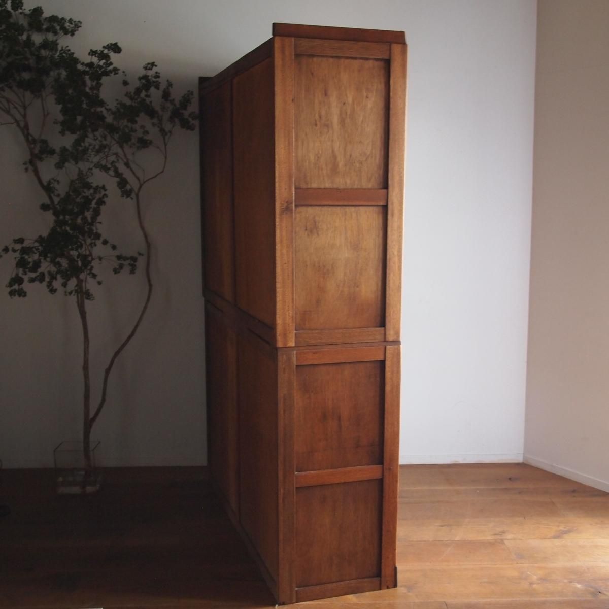 木製本棚 古家具 アンティーク 食器棚 食器棚 - 古家具・古道具 アンティーク家具 kubu（クブ）