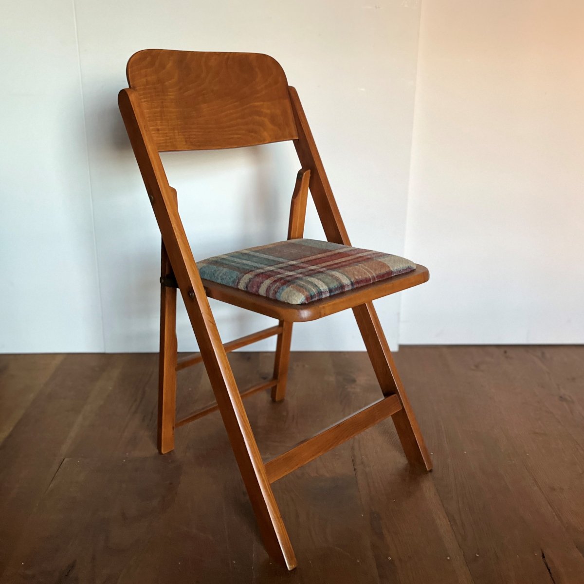 maruni / 折り畳み椅子 / red&blue