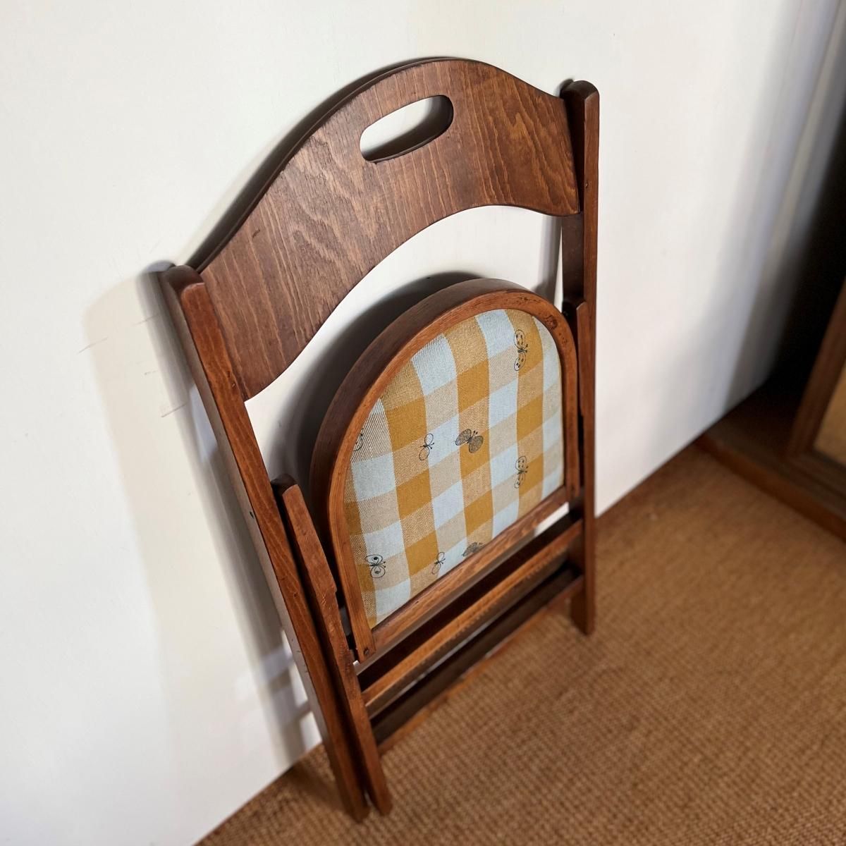 折りたたみチェア/mina perhonen - 古家具・古道具 アンティーク家具