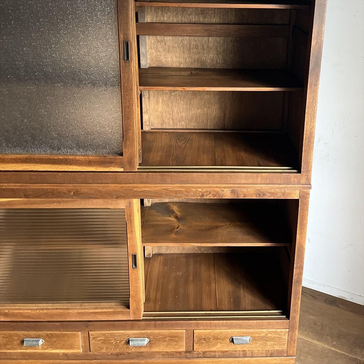 木製本棚 古家具 アンティーク 食器棚 食器棚/水屋 - 古家具・古道具 アンティーク家具 kubu（クブ）