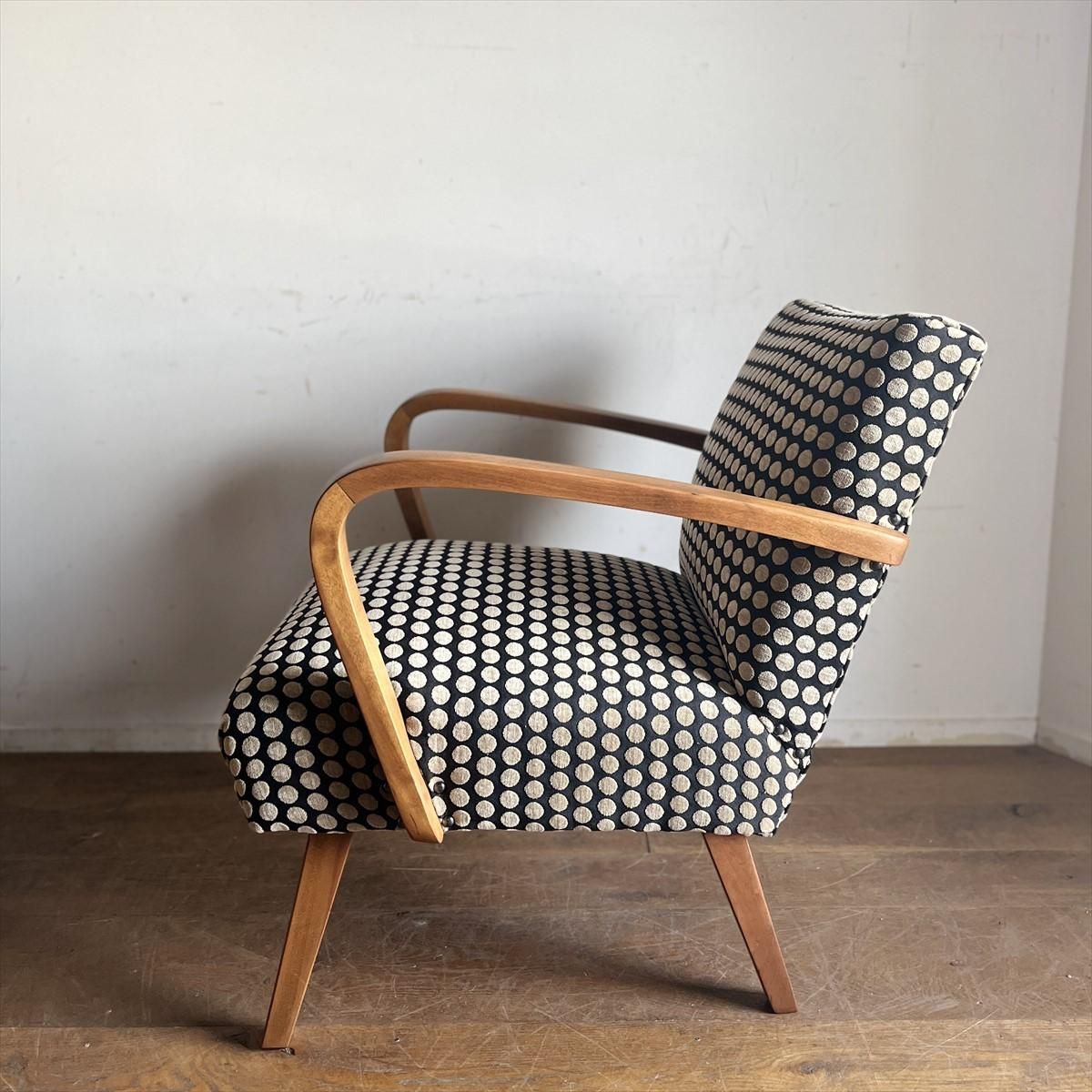 ソファ/一人掛け/ドット/04174 - 古家具・古道具 アンティーク