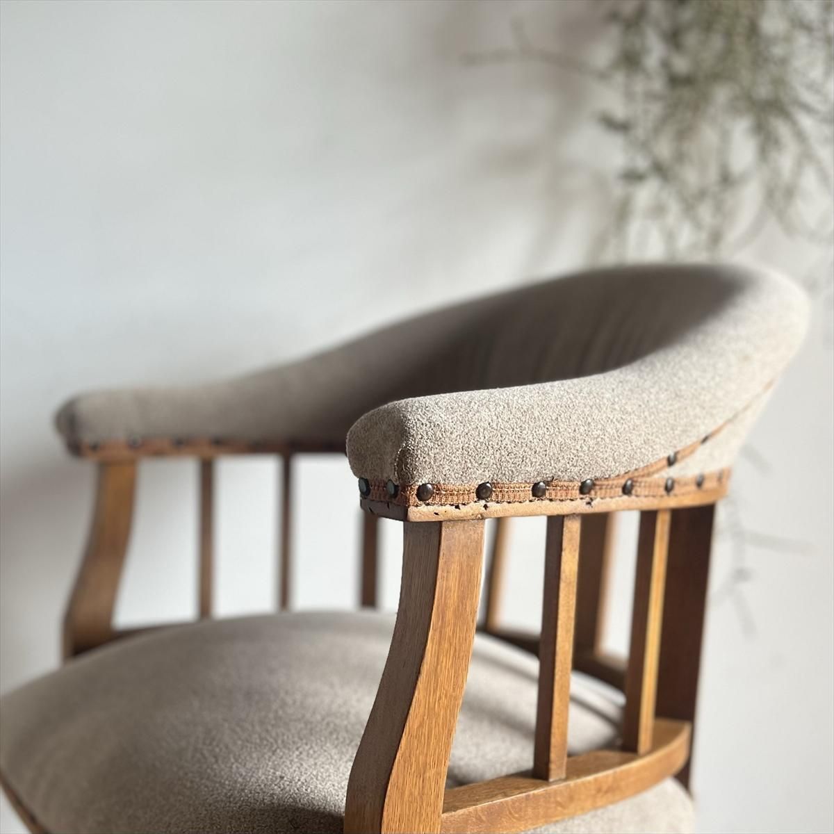 ドクターチェア/回転椅子/楢 - 古家具・古道具 アンティーク家具