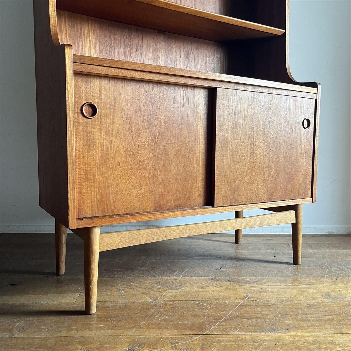 Johannes Sorth カップボード/シェルフ/チーク/デンマーク - 古