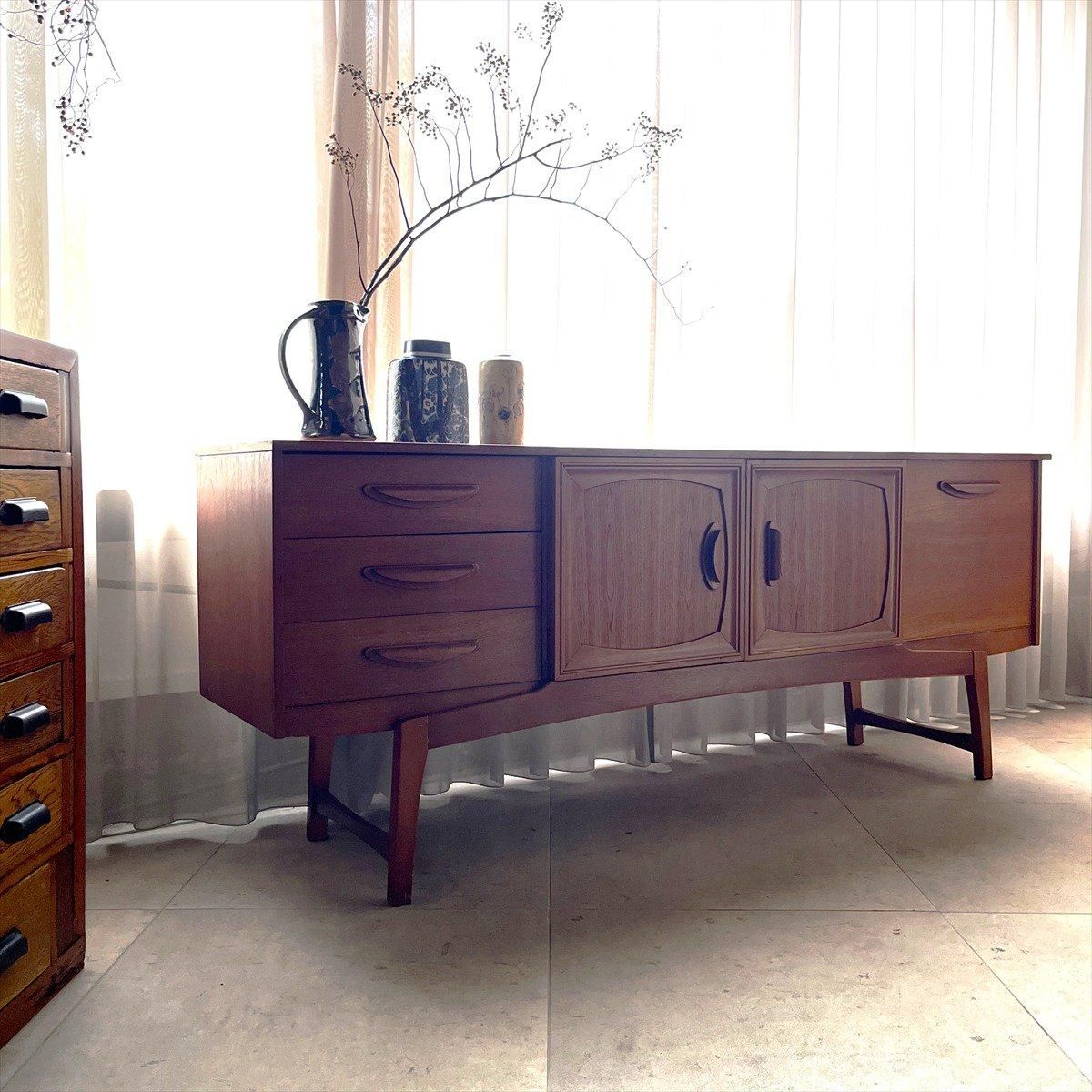 Jentique サイドボード ヴィンテージ イギリス ローキャビネット