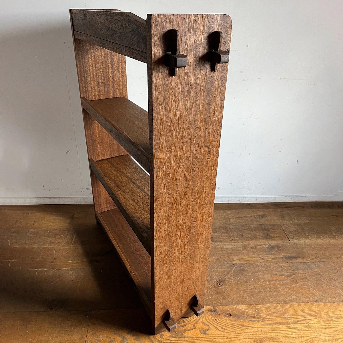 くさび棚/ラワン - 古家具・古道具 アンティーク家具 kubu（クブ）