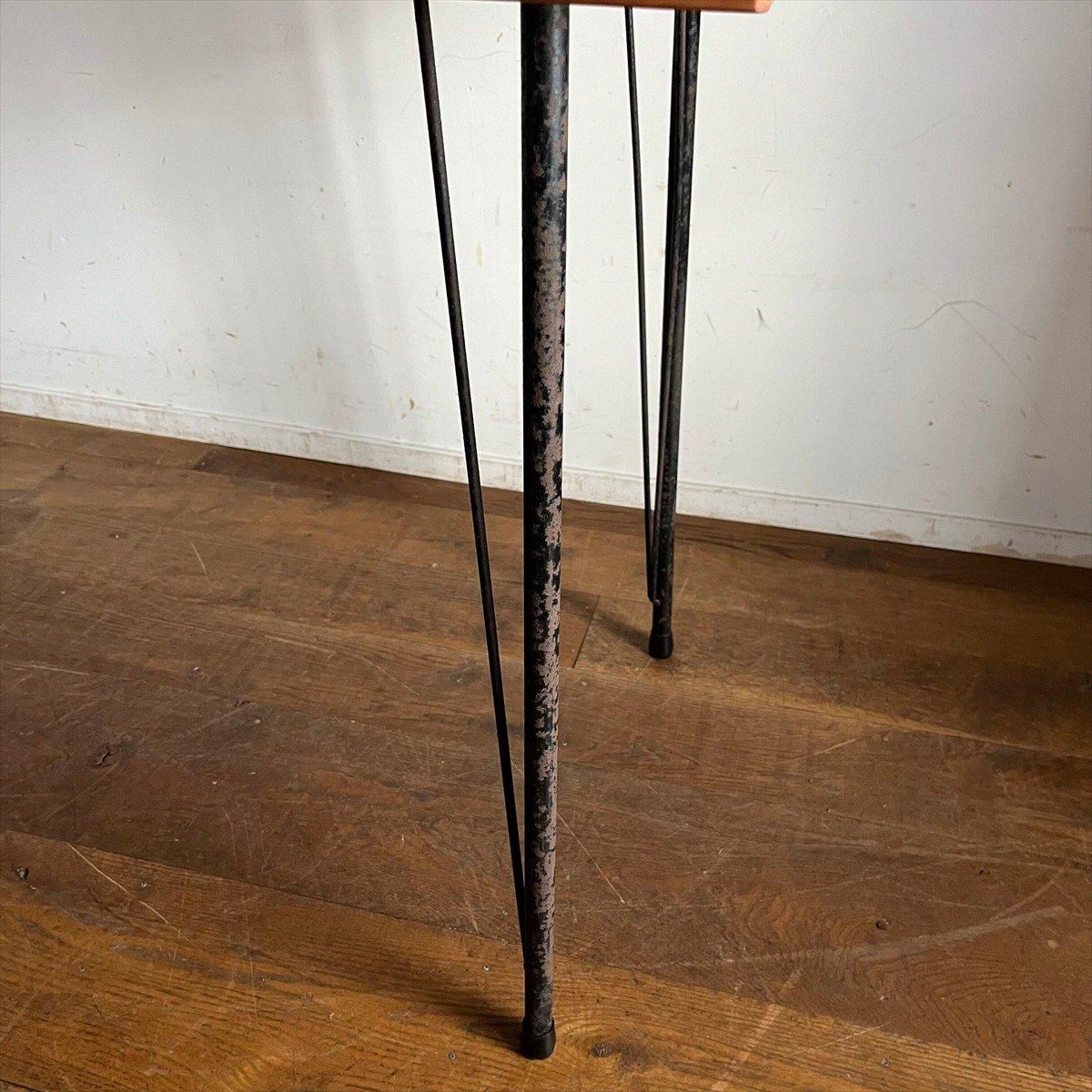 ヴィンテージ　鉄脚テーブル　古道具　アンティーク　古家具　昭和レトロ　当時物 2025年最新】Yahoo!オークション -アンティーク 鉄脚 テーブルの中古品