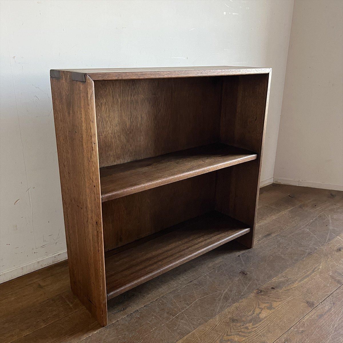 ラワン無垢材　本棚　ビンテージ 本棚/ラワン - 古家具・古道具 アンティーク家具 kubu（クブ）