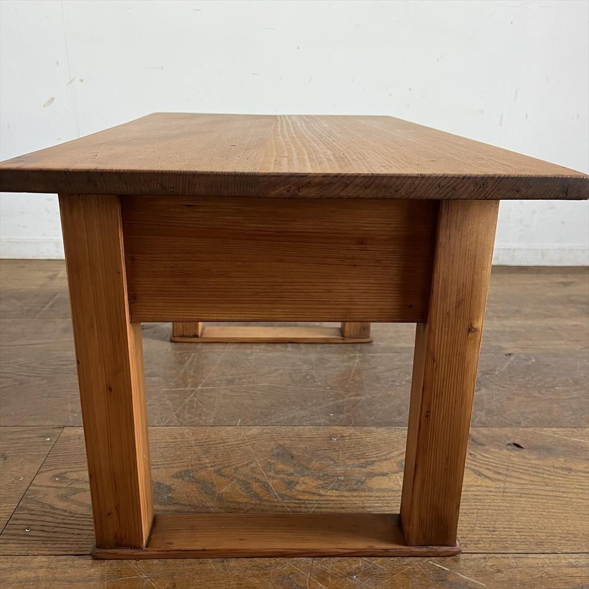 杉のローテーブル/引き出し1杯 - 古家具・古道具 アンティーク家具