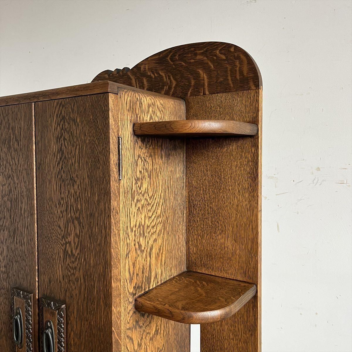 ナラのキャビネット - 古家具・古道具 アンティーク家具 kubu