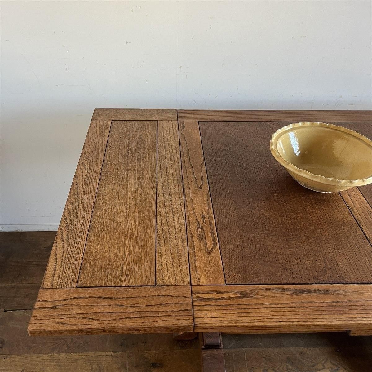 オークのダイニングテーブル - 古家具・古道具 アンティーク家具