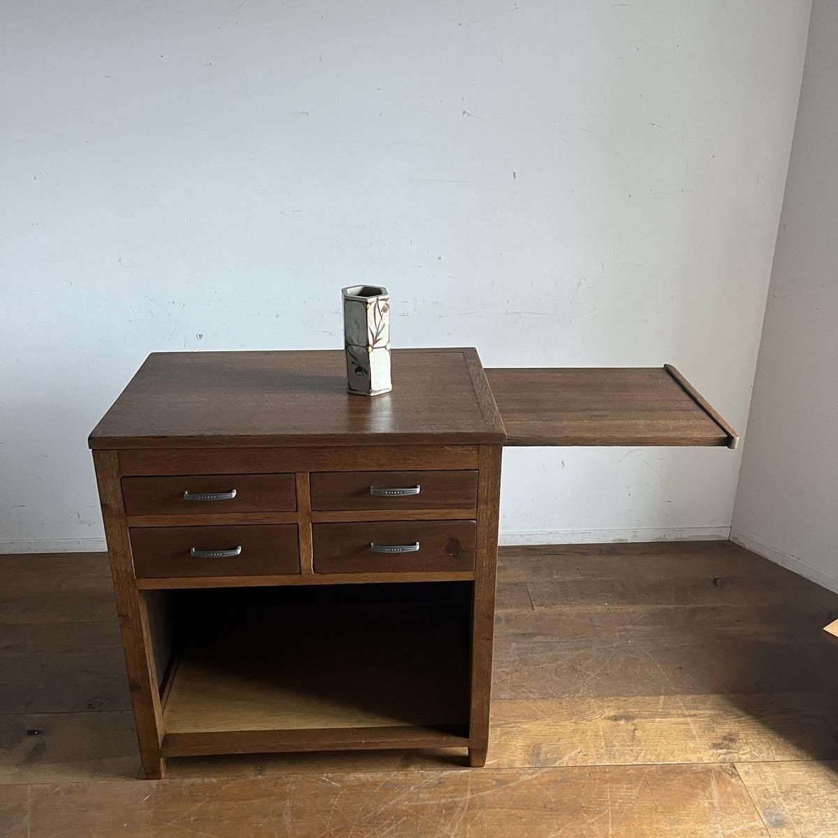 木製古家具 古家具・古道具・木製・小引き出し・昭和レトロ家具・5段 | 旅