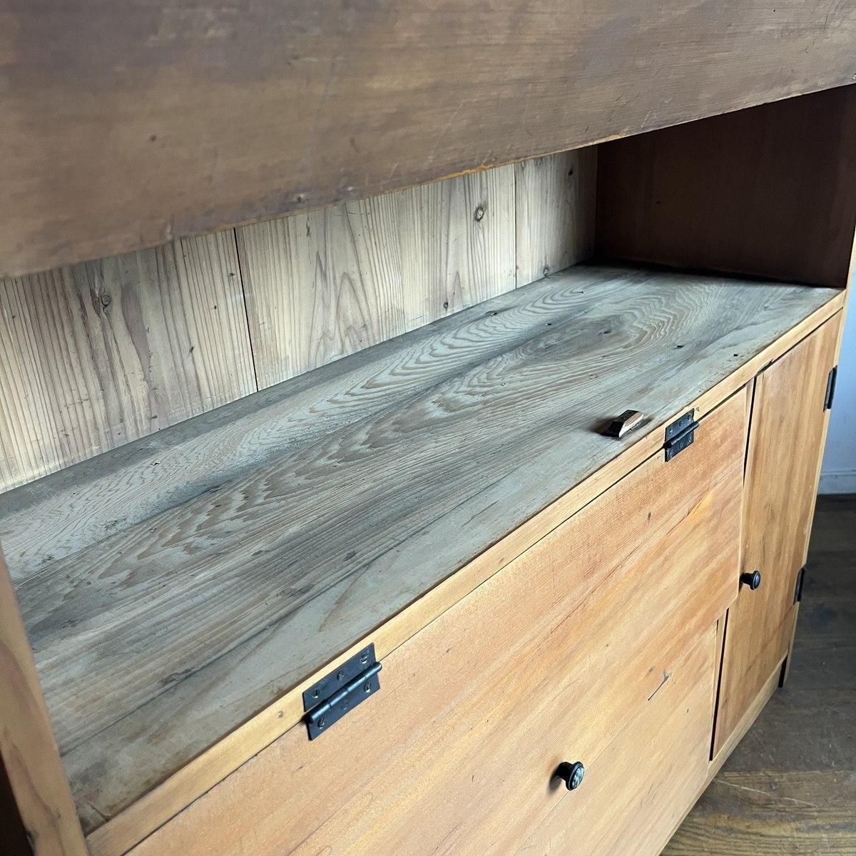 ヒノキのパタパタ下駄箱 - 古家具・古道具 アンティーク家具 kubu（クブ）