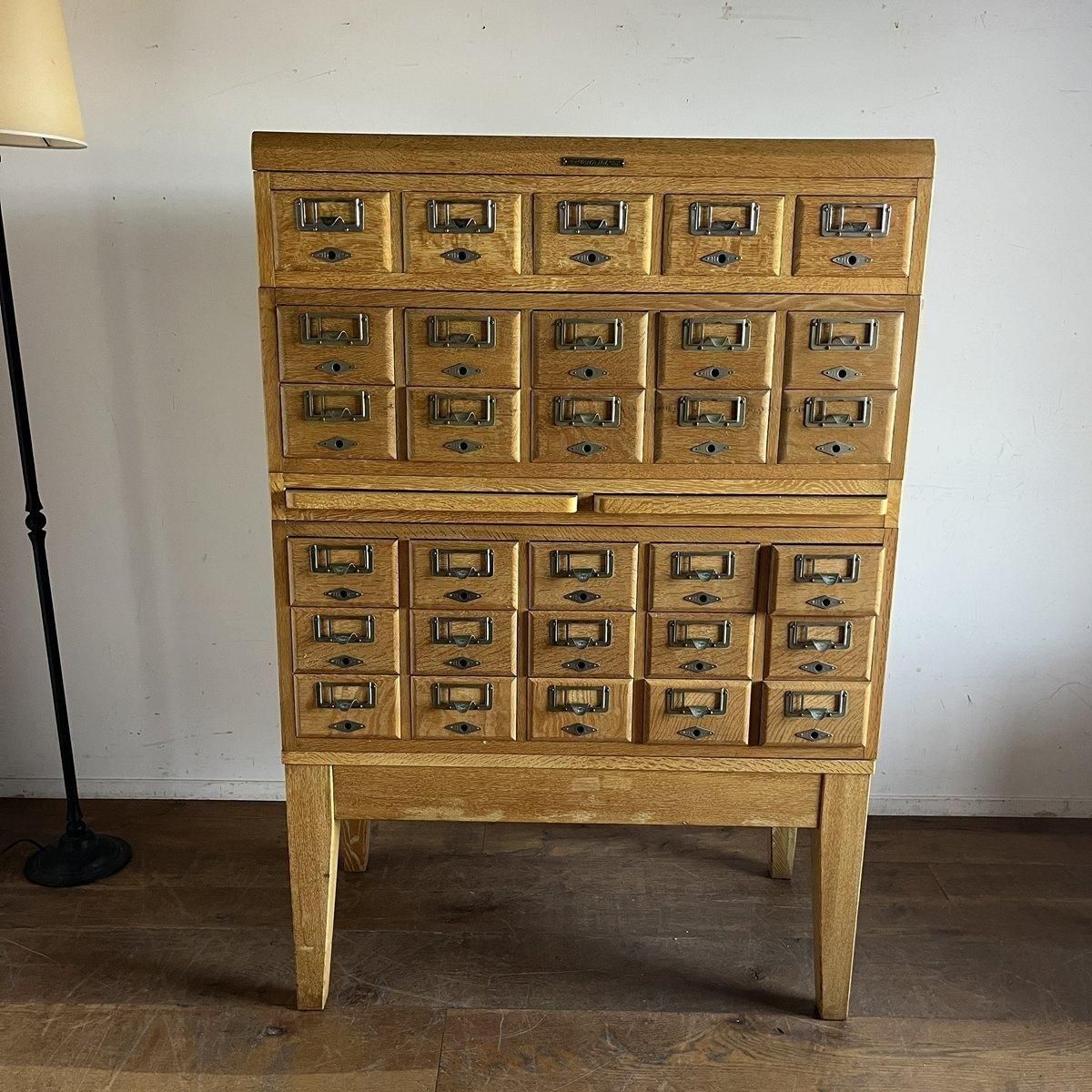 ナラのチェスト/図書カード入れ - 古家具・古道具 アンティーク