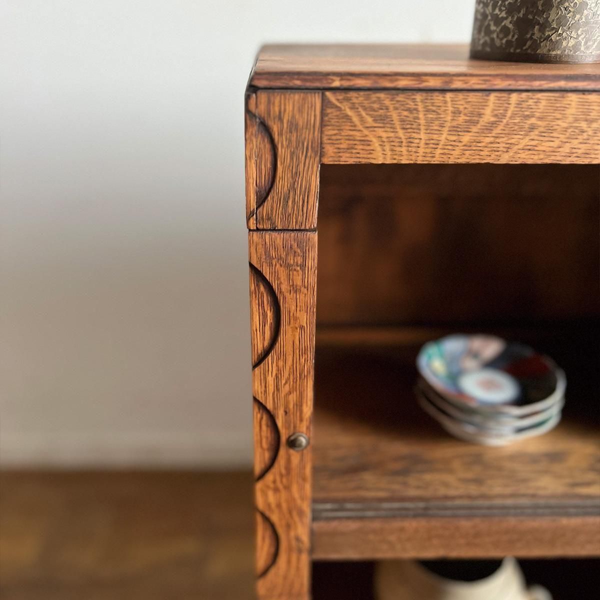 値下げ❗️ヤマハ 日本楽器 アンティーク 本棚　昭和レトロ② 組み立て済み 値下げ❗️ヤマハ 日本楽器 アンティーク 本棚 昭和レトロ② 組み立て