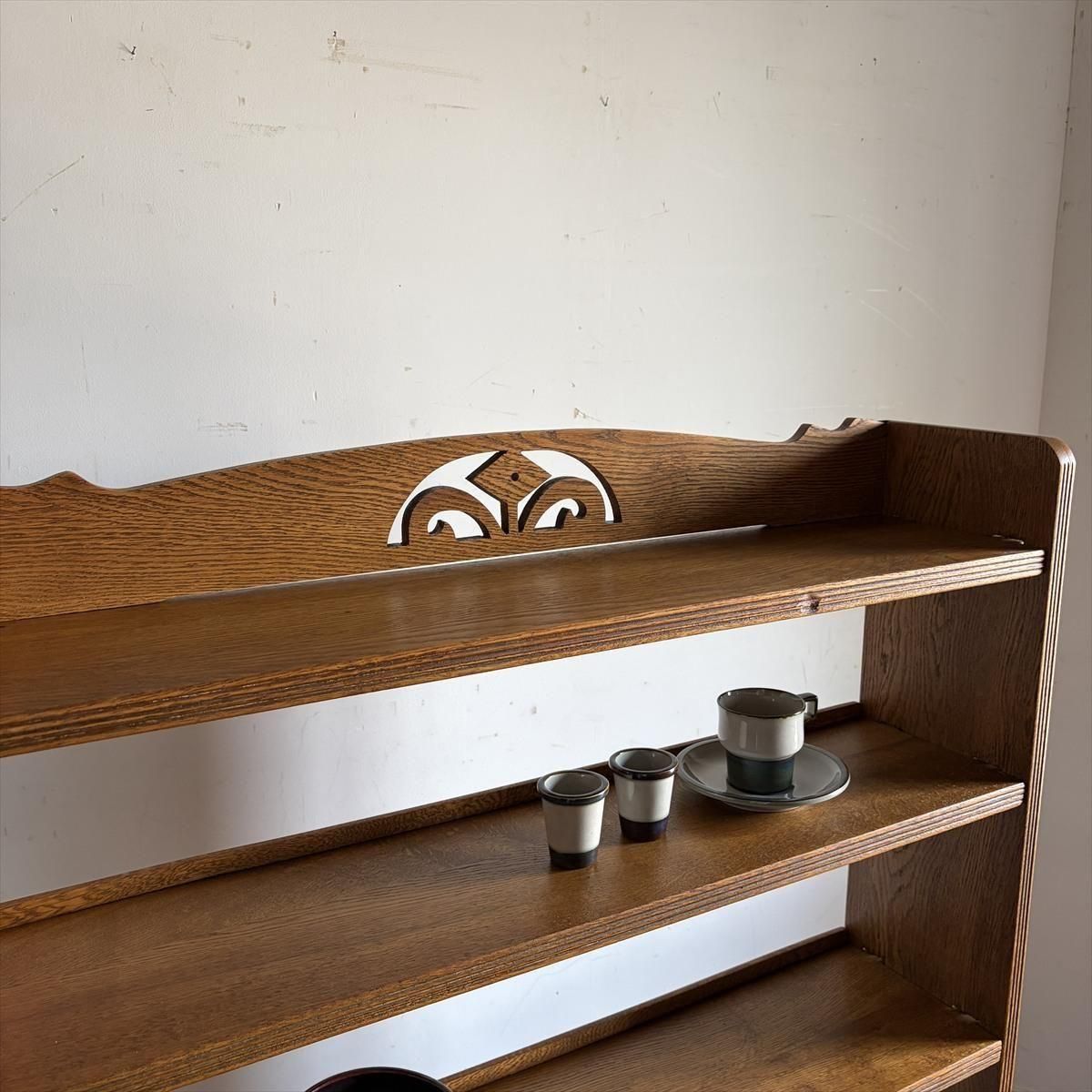 ナラの本棚 - 古家具・古道具 アンティーク家具 kubu（クブ）