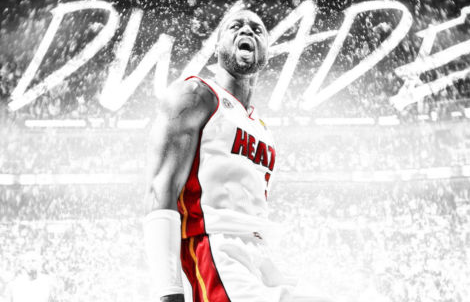 ドウェイン ウェイド（Dwyane Wade）アートキャンバスポスター - NBA