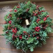 ユーカリとナンキンハゼスワッグ - ナチュラルリース森の木