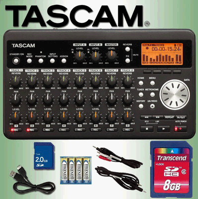 TASCAM DP-008　8チャンネルマルチトラックデジタルレコーダー - 理化学機器のテスコム 　各種線量計（ガイガーカウンター）TERRA  with Bluetooth販売
