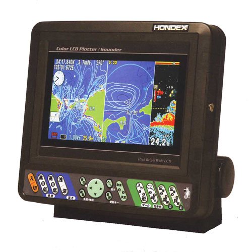 HONDEX 7型ワイド GPS魚探プロッター HE-71GP - 輸入家電通販ICstore