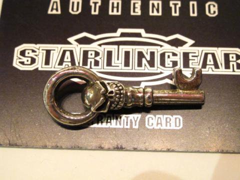 STARLINGEAR PROTOTYPE MINI SKELETON KEY PENDANT - RIGID & THE