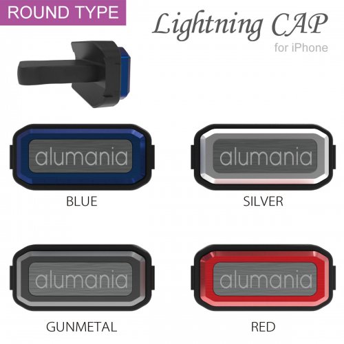 【ROUND TYPE】LIGHTNING CAP for iPhone11~6
